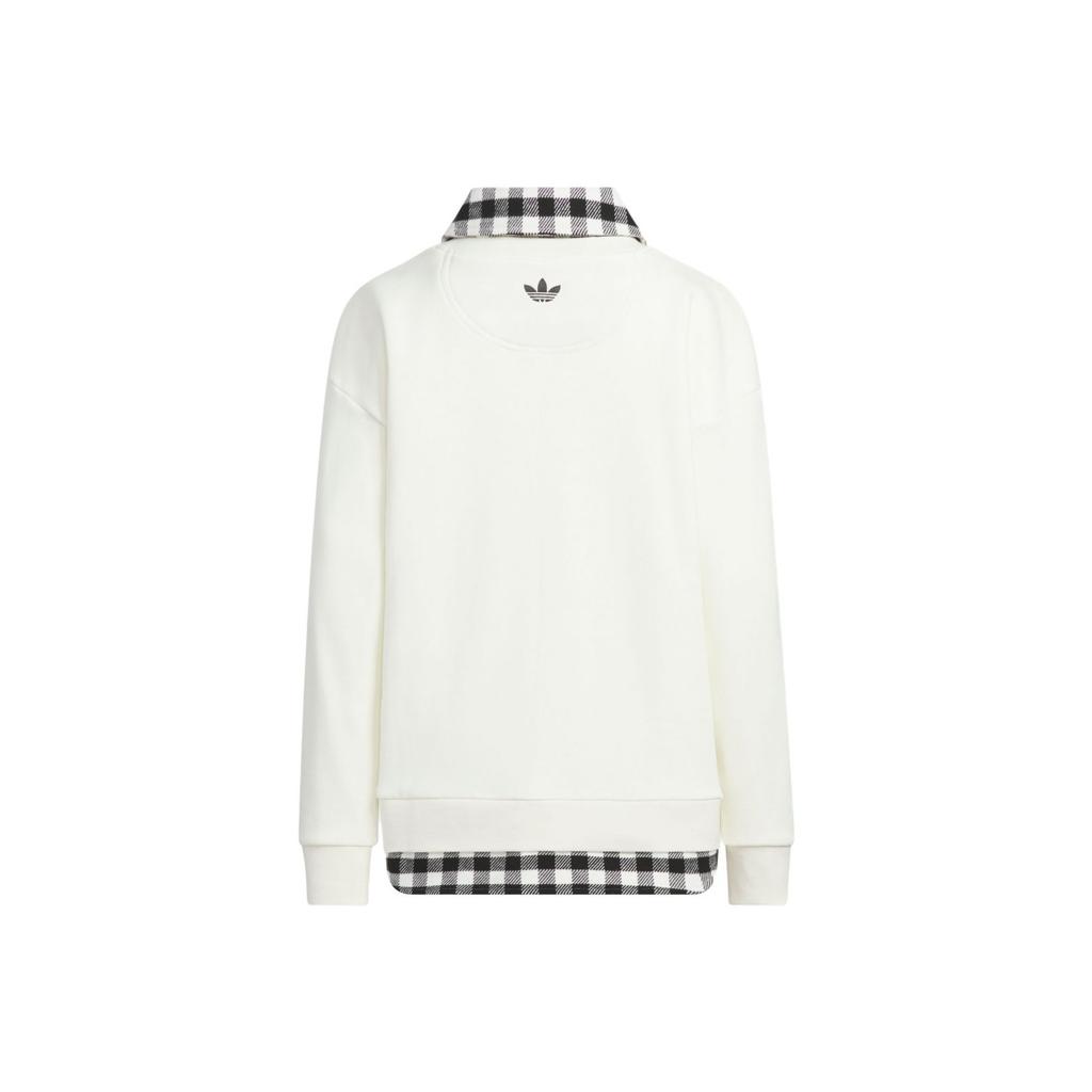 adidas Originals X Disney Toy Story Pixar Fake Two-Piece Loose Fit Pullover Long Sleeve Sweatshirt Kids Tops KF7346