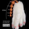 Huge 9 Ball Anal Plug Tail Sex Toys For Men Women Anal Dilator Soft Butt Plug with Tail Anal Beads Sex Party Erotic Toy Butplug
