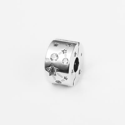 Fits Europe Bracelet Argent 925 Sterling Silver Stars & Galaxy Clip Stopper Charms Beads for Jewelry Making Kralen 2022 New
