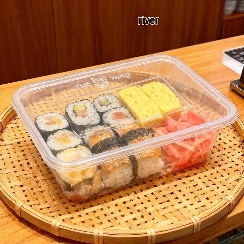 Contenitori Rettangolari in Plastica Monouso per Cibo da Asporto