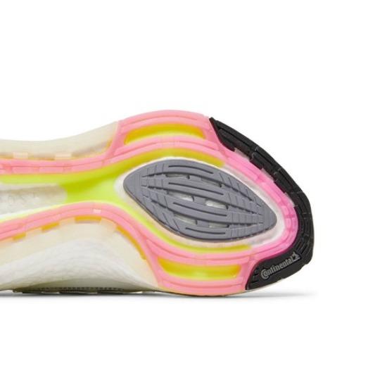 Adidas UltraBoost 21 'White Solar Yellow' FY0401 Women's Shoes