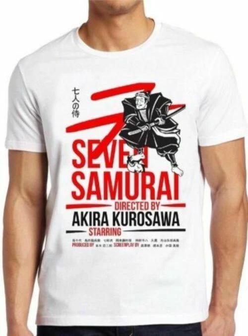 Seven Samurai Akira Kurosawa Japan Vintage Cool Gift Tee T Shirt M173 XS