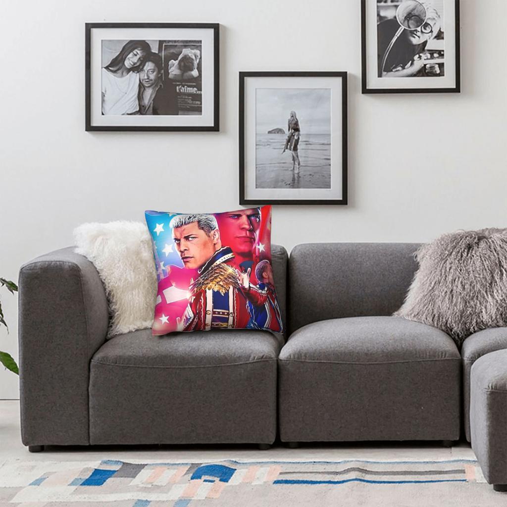 Cody Rhodes Wrestling Pillow Cover Morden Pillow Case For Chair Sofa Home Decor Design Pillowcases Gift