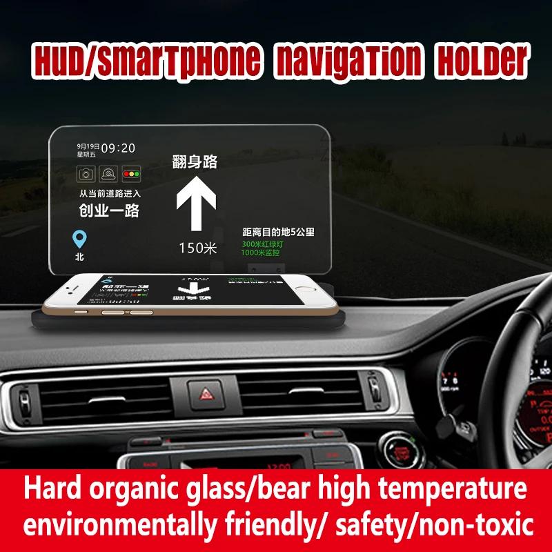 6 Inch Universal H6 Car HUD Head Up Display Projector Phone Navigation Smartphone Holder Gps Hud for Any Cars Head-up Display