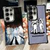 R-Radiohead Bnad Plating Phone Case For Samsung Galaxy S24 S25 FE S26 Edge S23 Ultra S22 S21 Plus S20 Anti-Fall Airabag Cover