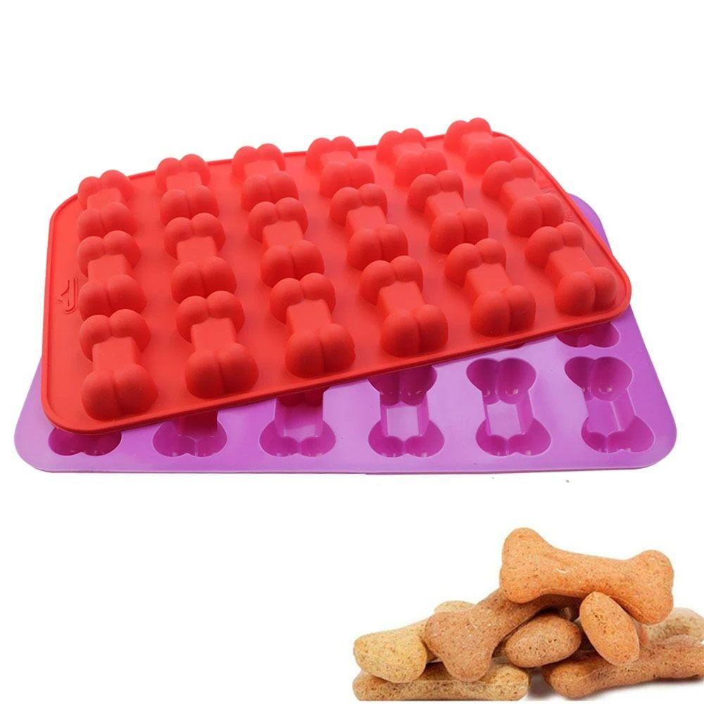 Easy Demoulding Bone Ice Trays Silicone Candy Mold Multipurpose Dog Paw Baking Moulds Jelly