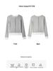 Women's 250g Heavyweight Two-Piece Look Round Neck Long Sleeve T-Shirt - Spring/Autumn Fashion with Straight Shoulder Patchwork Design