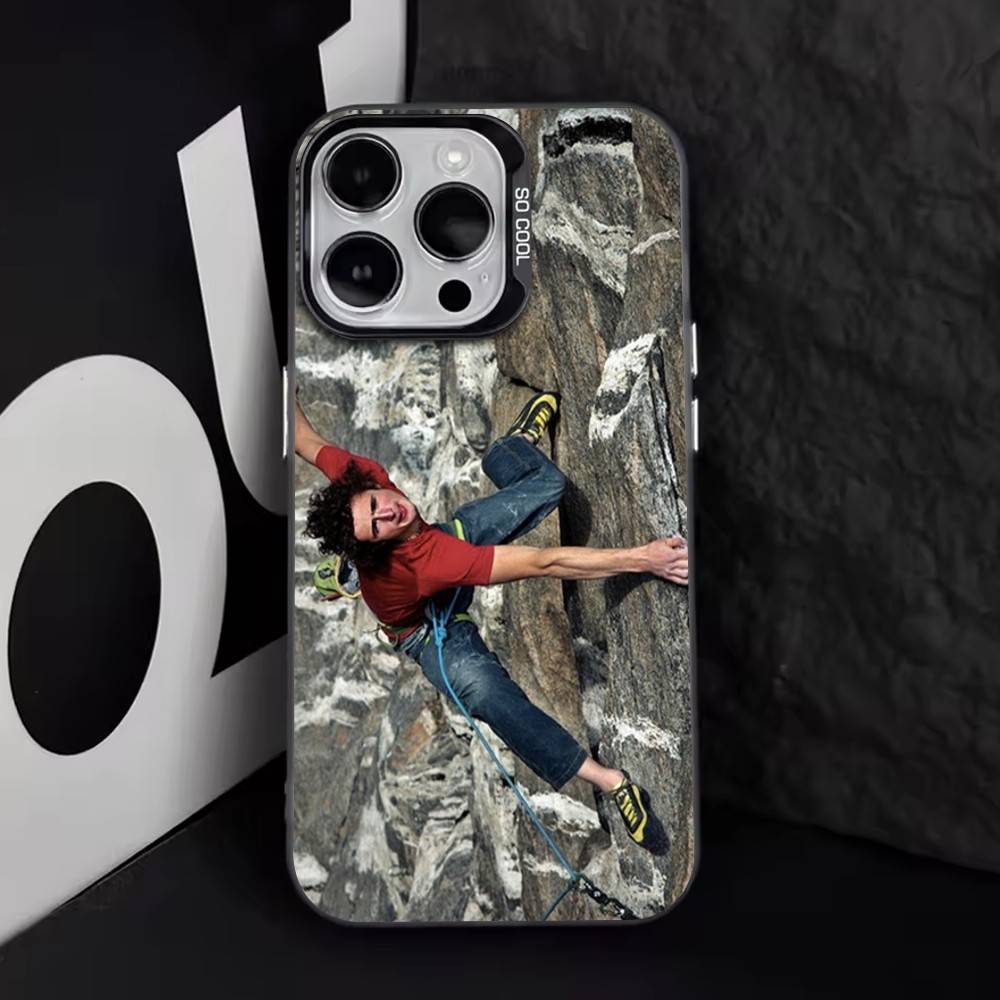 Adam Ondra   Phone Case For iPhone 17,16,15,14,13,12,11 Plus,Pro Max,XS,Colorful Silver Phone case Funda Cover iPhone16se4