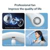 1PC Fan New Mini Neck Portable No Bladeless Hanging Neck Rechargeable Air Cooler 3 Speed Mini Summer Sport Fan