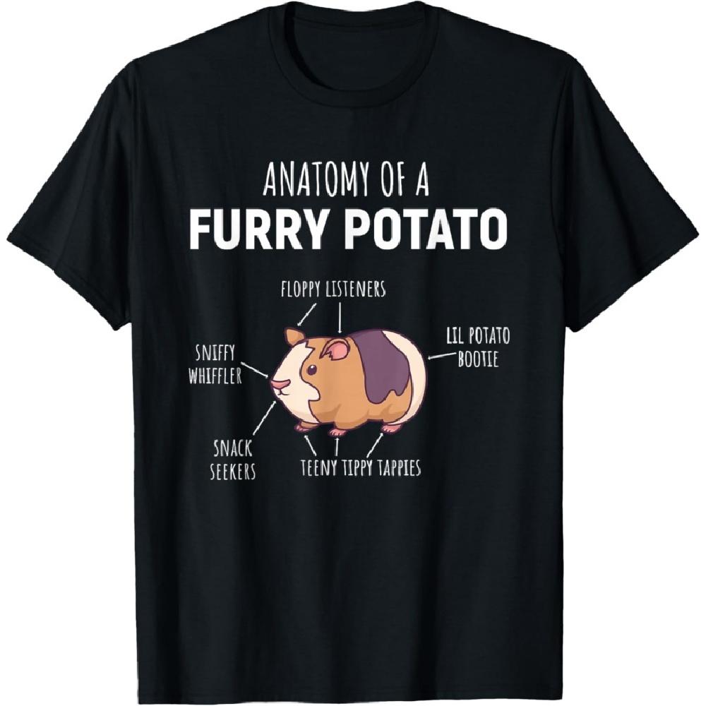 

Anatomy Of A Furry Potato Guinea Pig Lover Gift T-Shirt S