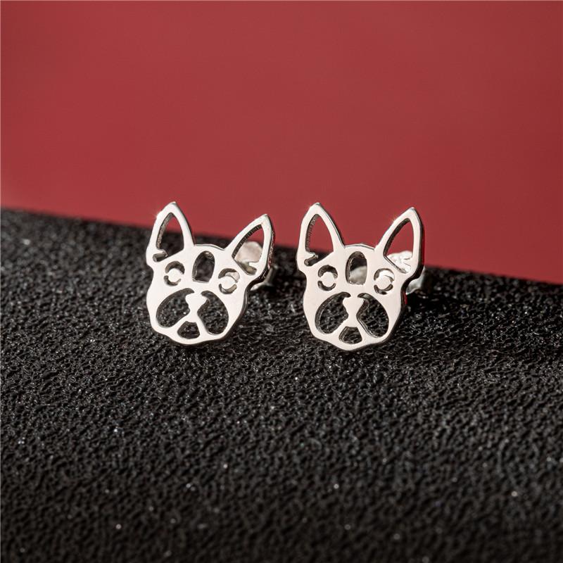 

Мультяшные серьги-пусеты из меди 925 пробы с животными для женщин, модные серьги с динозавром, жирафом, черепахой, ящерицей, собакой, пирсинг S925, циркон