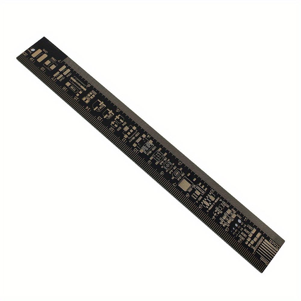 1/3 st: Multifunktionell B-skala PCB-linjal med enheter - Idealisk för ingenjörer, elektronikentusiaster och DIY-projekt 15/20/25CM