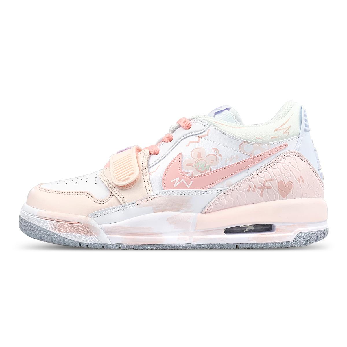 

Jordan Legacy 312 Slip Resistant Abrasion Resistant Low top Vintage Basketball Shoes Women s White Pink HF0747-151(Team47-312F) 40