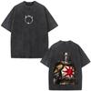 Washed Vintage Game Dark Souls Solaire of Astora T-shirt Men Women 90s Gothic Rock Casual T-shirts Men's Punk Oversized T Shirts