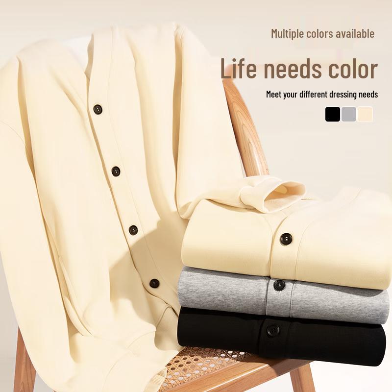 JEEP Men's V-Neck Cardigan Sweatshirt