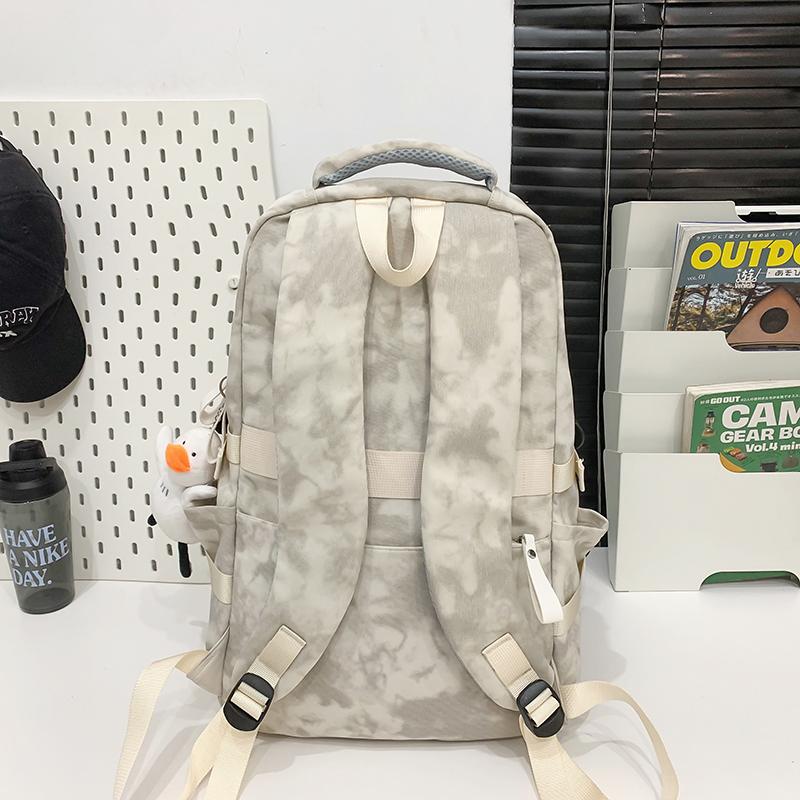 Middle School Student Schoolbag Men's Letter Backpack Women's Large Capacity Backpack