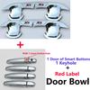 For Geely Yuanjing X3 Accessories GX3 Pro 2024 2017~2025 Covers Chrome Door Handle Anti-Scratch Damage Stickers Car Accessories