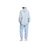 Adidas Drawstring Ribbed High-Waisted Sports Pants Unisex Pants Light-Blue IA7724