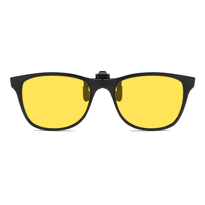 Portable Blue Light Blocking Glasses Night Vision Clip Outdoor UV400 Protective Eyewear for Gaming Computer Driving Eyeglasses