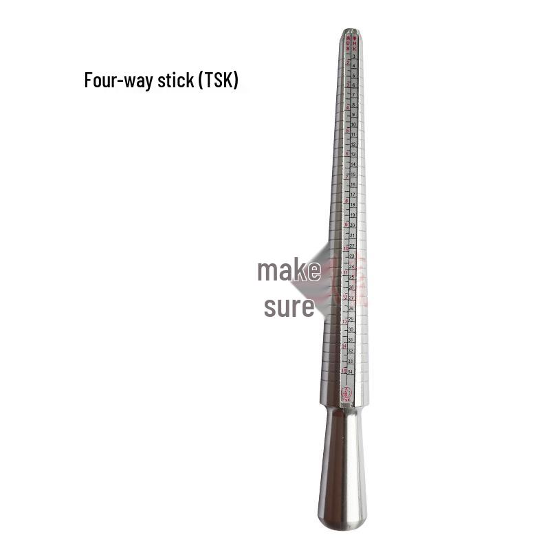 UKUS Multinational Ring Sizer: Korean, American, Japanese, English Size Stick