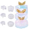DIY Elch Aufbewahrungsbox Spiegel Silikonform Wolken Sterne Aschenbecher Kristall Epoxidharz Form mit Deckel Flügel Geweih