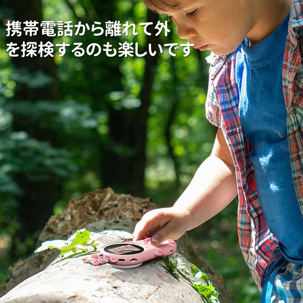 Crspexil Kids' Mini Handheld Microscope with Magnifying Glass Camera, 500X Zoom, 2MP, Science Educational Supplies, Birthday Gift