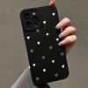 White Heart Soft Phone Case for iPhone 12/13/14/15/16/Pro/ProMax