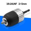 Adaptor Mandrin Autofiletant Fără Cheie 2-13mm 3/8-24UNF Coadă Hexagonală Eliberare Rapidă Rezistent la Impact Mandrin de Găurit Electric Instrumente de Înșurubat