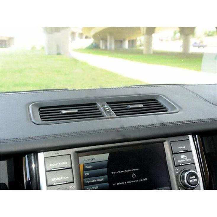 For Range Rover 2007-2012 Chrome A/C Vent Toggle Piece Outlet Clip Strip Trim
