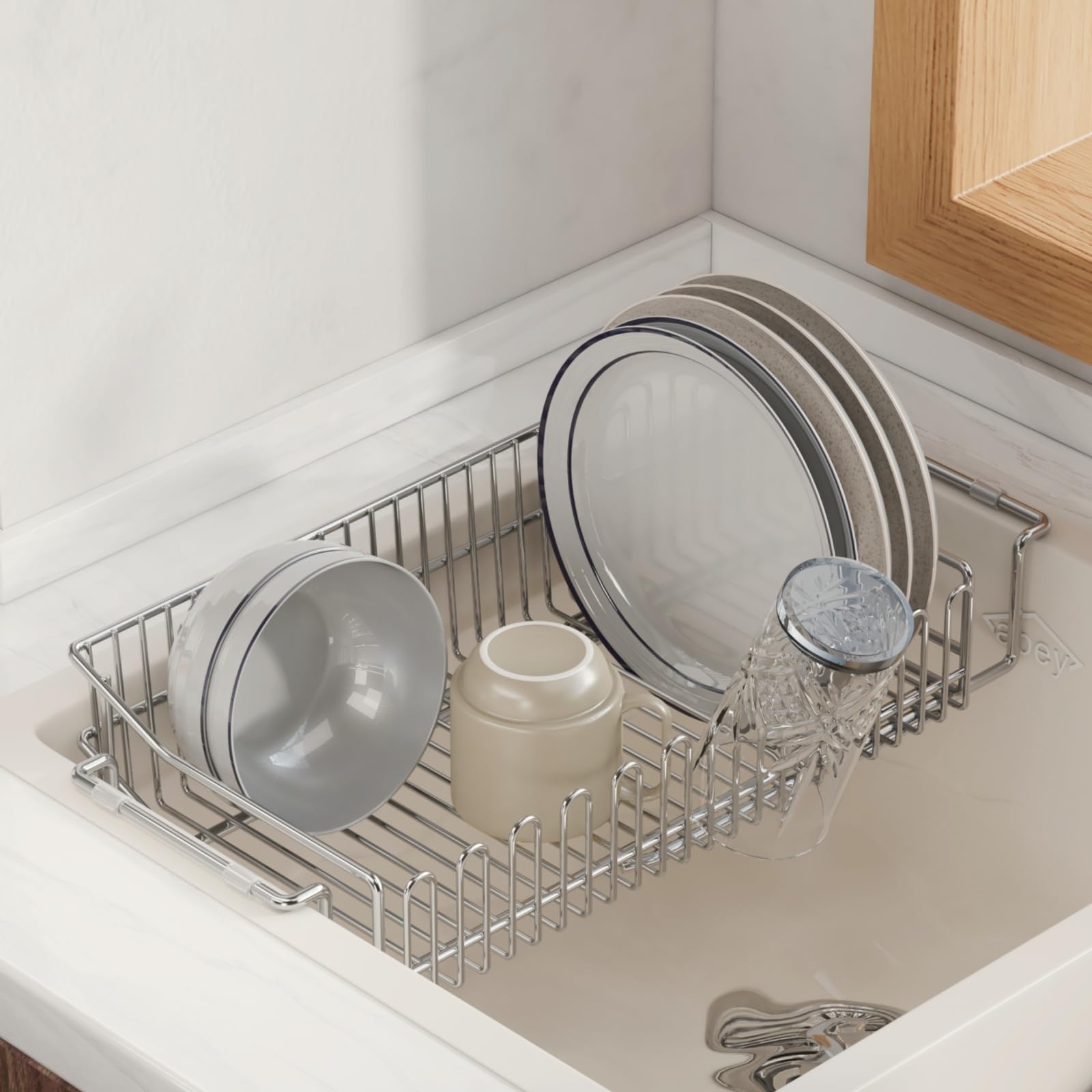 

Блюдо 304 нержавеющее блюдо расширяемое от до блюдо над мытьем посуды сушка для посуды VOLPONE, сталь, стойка, (регулируемый 38,5 51,5 см), сушилка,