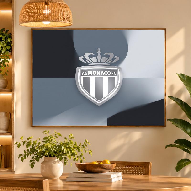 5D Diamond Painting Monaco FC DIY Full Drill Diamond Art Kit Home Decoration