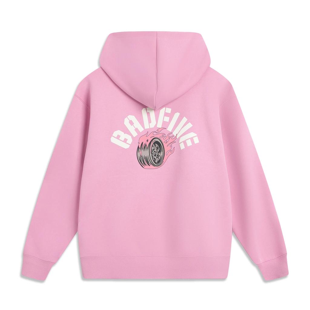Li Ning Sweatshirts Men's Dream Pink Hooded Moderate Regular AWDVB53-1