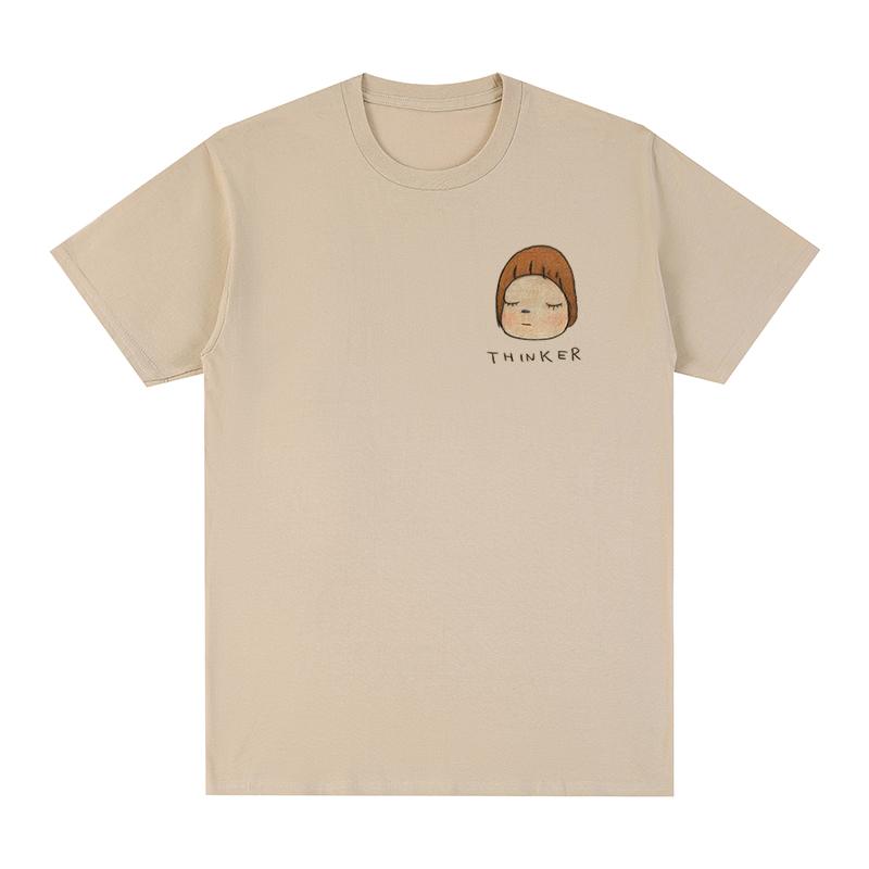 Yoshitomo Nara Thinker Vintage tshirt Fashion Casual Cotton Unisex T shirt New TEE TSHIRT Women s tops