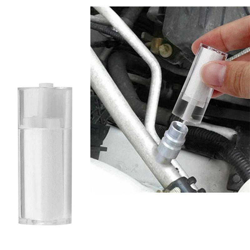 Premium-20PCS Car Aircon Oil Checker Refrigerant Oil Analyzer AC Oil Teste R134A Refrigeration Oil Level Checker белый