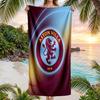 Aston Villa Fotbalový Plážový Ručník Měkký Mikrovláknový Letní Ručník Rychleschnoucí Absorpční Ručník na Pláž, Bazén, Cestování
