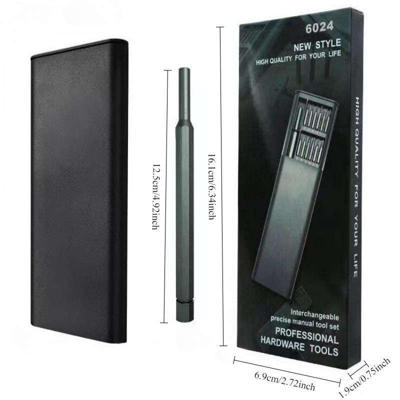 

1 Set 24 In 1 Precision Screwdriver Kit Mini Professional Screwdrivers Bit Set Magnetic Handle Screw Driver For Mobile Phone