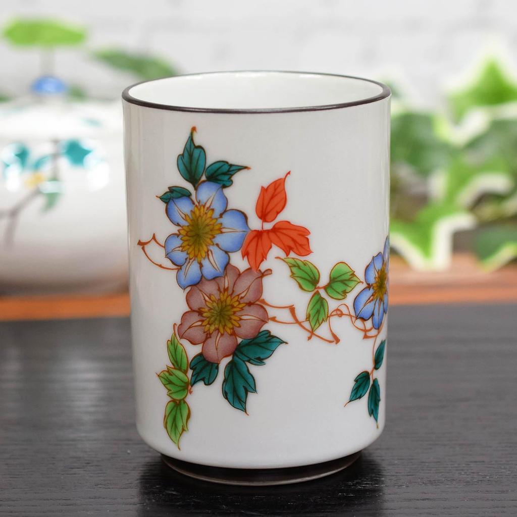 Waza no Kura Stylish Kutani Ware Tessen Ceramic Brand Japanese Made in Perfect as a Birthday 60th 70th 77th 80th 88th or 90th Birthday Celebration