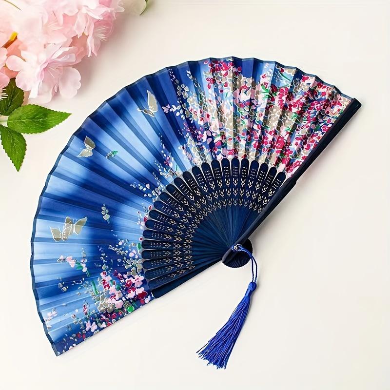 Fächer, Antiker Faltfächer, Sommer-Faltfächer für Damen, antiker kleiner retro-klassischer Faltfächer, Dekorativer Fächer