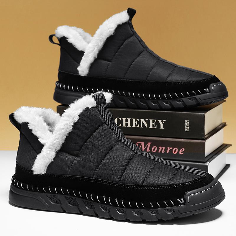 Super Warm Winter Cotton Shoes Casual Ankle Boots For Men Snow Boots