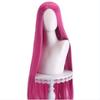 40Inch Long Straight Cosplay Wig Centre Parting Central Split Blond Pink Rose Red Purple Heat Resistant Synthetic Hair Wigs