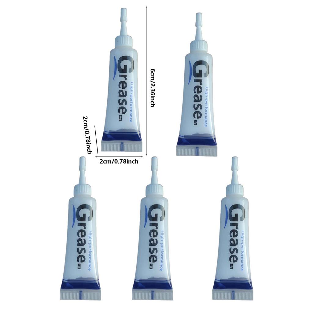 Multifunctional Grease Oil Zipper Lubricant For Clothes 5pc Lubricant Tube Lubricating Grease Lock Core Lubrication Repair Stuck