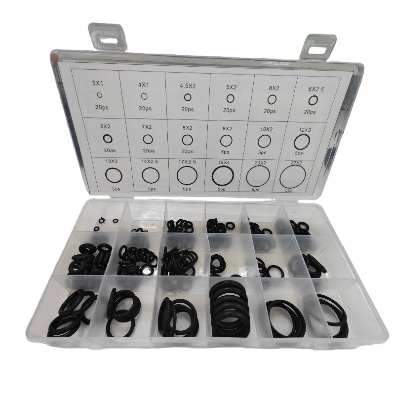 225/675Pcs 18 Size O-Ring Assortment Set Rubber O Rings Kit For Automotive Faucet Pressure Washers Plumbing Sealing Repair