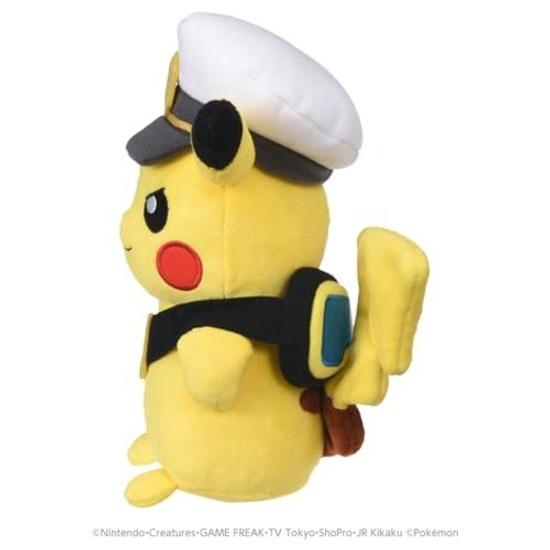 Takara Tomy Pocket Monster Pokémon Plush Toy Captain Pikachu Goggles Ver.
