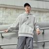 Li-Ning Li Ning Sports Fashion Collection Sweatshirt Unisex Heather Gray Deep Antarctic Gray AWDTB61-6
