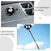 GLEAVI 3pcs Car Antenna Decoration Sunscreen Window Film Insulation Film Window Film Wire Plug