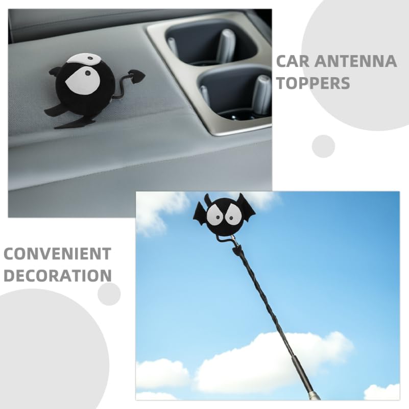 GLEAVI 3pcs Car Antenna Decoration Sunscreen Window Film Insulation Film Window Film Wire Plug