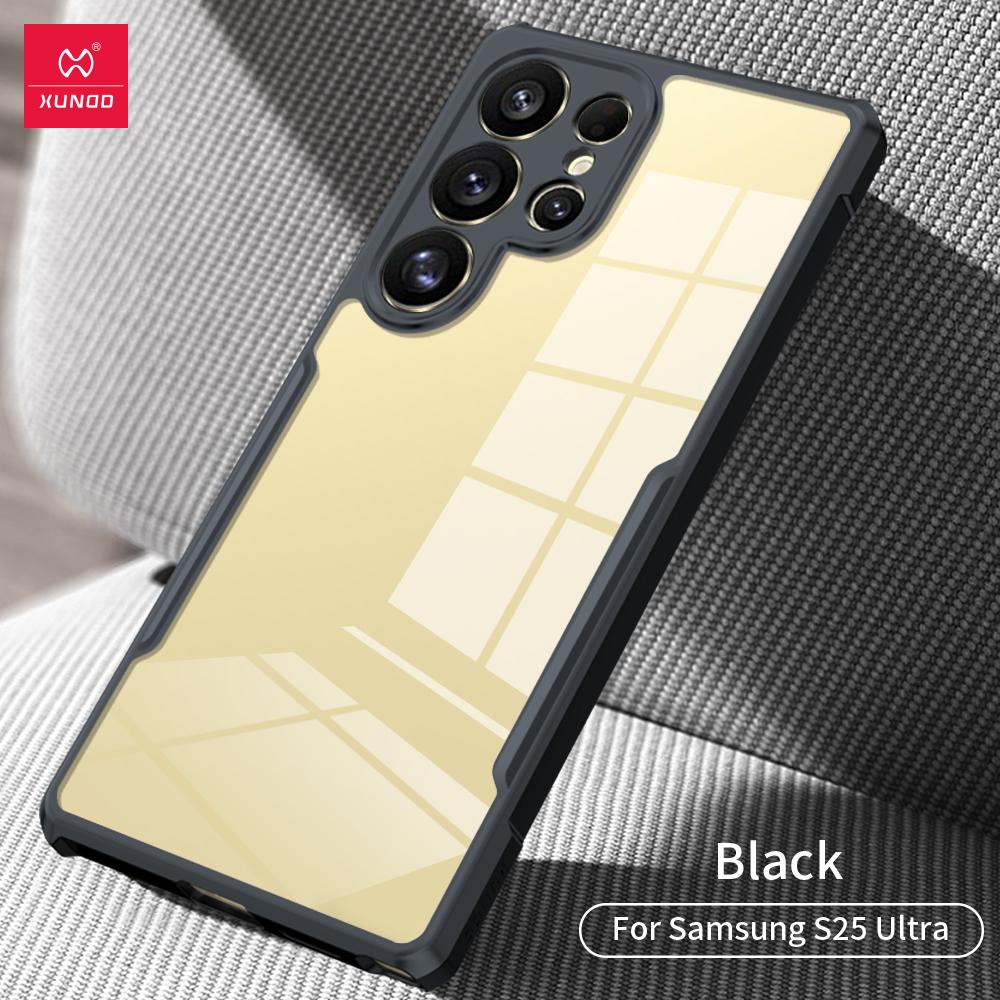 For Samsung Galaxy S25 S24 S23 Ultra Plus S25+ S24+ S23+ Case XUNDD Casing Transparent Phone Cover Shockproof Bumper Protective Cases