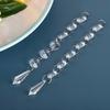 30pca Transparent Clear Crystal Strands DIY Craft Acrylic Hanging Crystals  Home Decoration