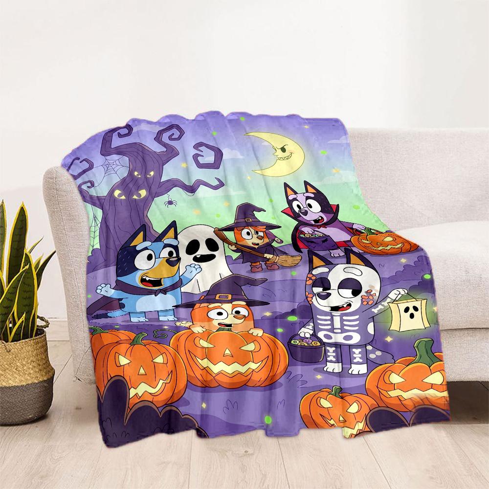 Halloween Night Adventure Blanket Warmthful Decor Suitable for Sofa Office Chair Seaside for All Seasons Modern Perfect Gift for Relatives and Friends