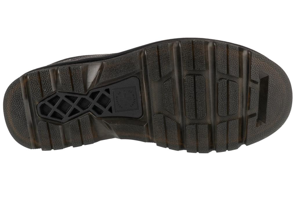 Dr. Martens Zebzag 4 Eye Boots, Unisexové černé šněrovací boty